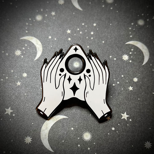 The Summoning Enamel Pin - Still Dead Art - Nocturne LLC