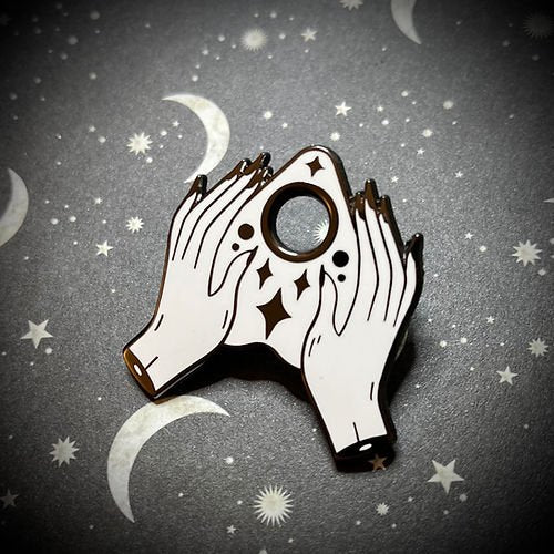 The Summoning Enamel Pin - Still Dead Art - Nocturne LLC