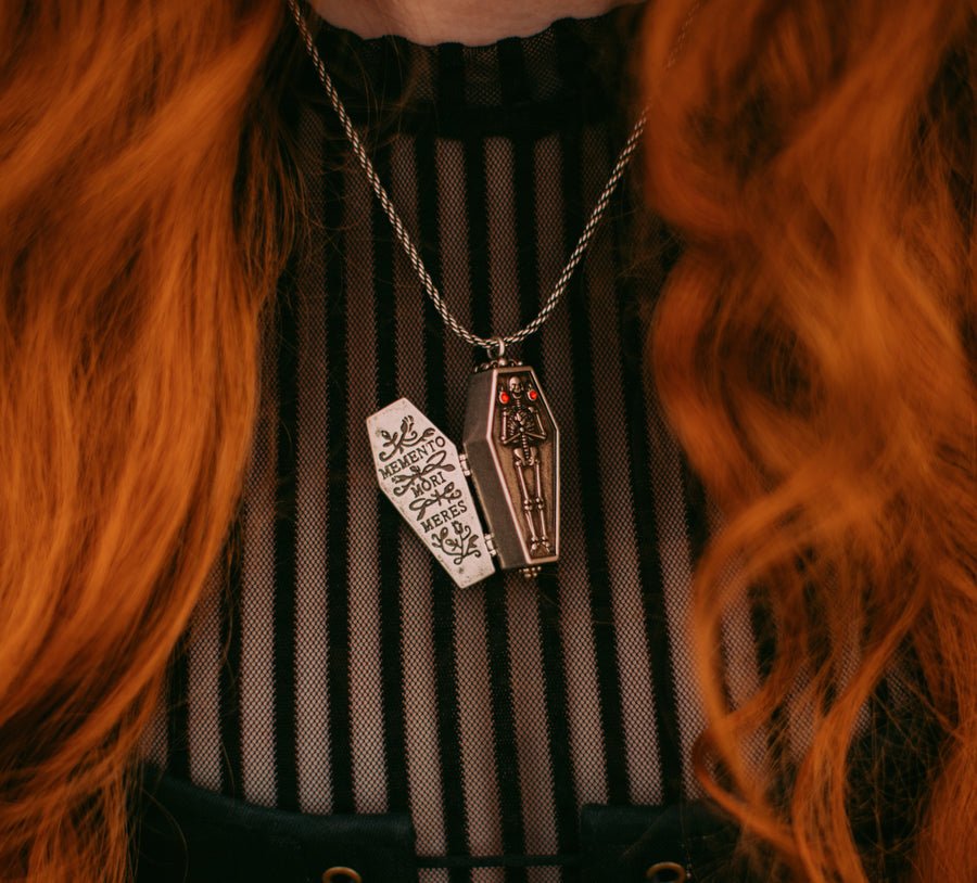 Victorian Mourning Locket by Strange & Unusual - Nocturne LLC