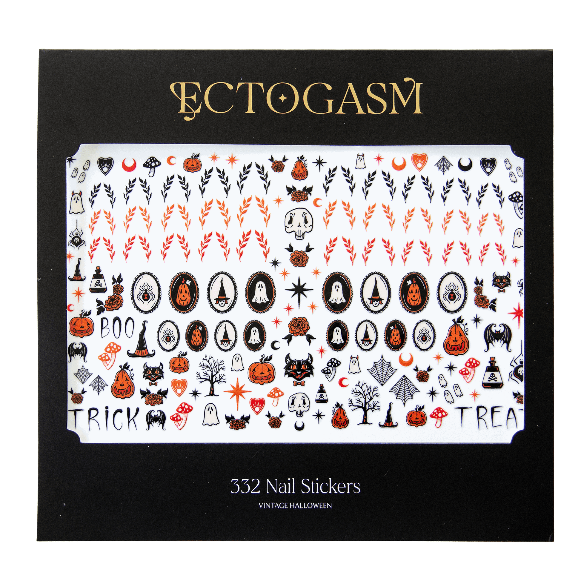 Vintage Halloween Nail Stickers by Ectogasm