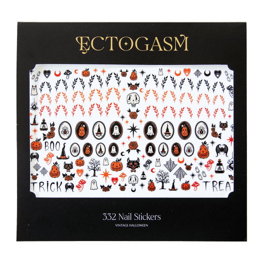 Vintage Halloween Nail Stickers by Ectogasm