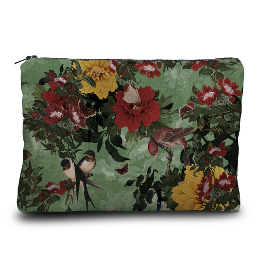 The Birds Canvas Wallet by Voglio Bene