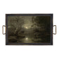 Headless Horseman Forest Scene Decorative Tray