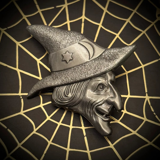 Velvet Apparition Antiqued Halloween Pin Collection