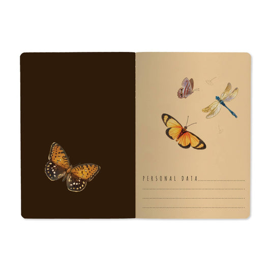 Butterflies and Peonies Notebook