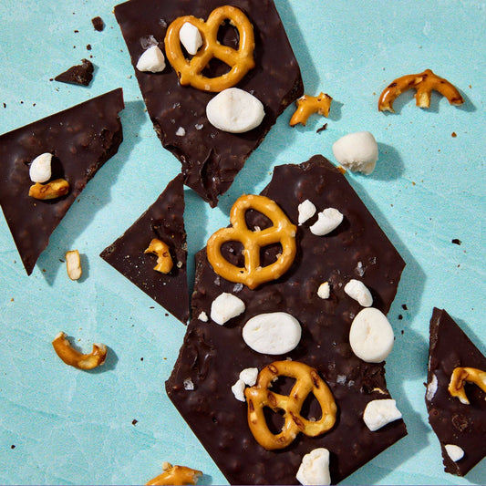 Smashing Pumpkins x Vosges 1979 Dark Chocolate Pretzel Bar