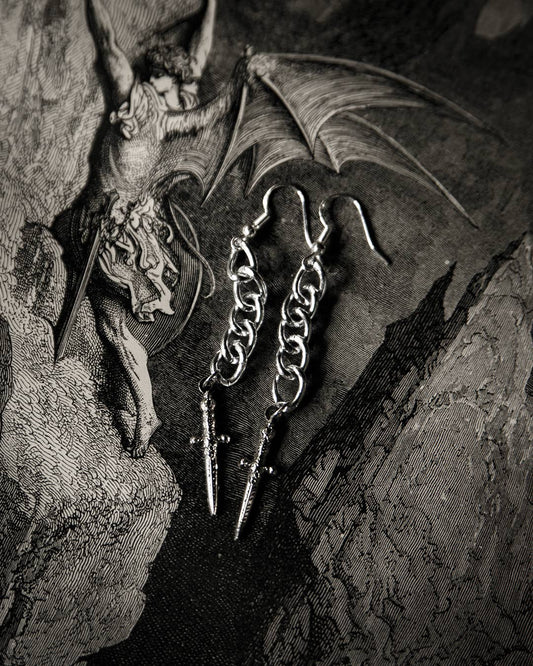 Athame Sword Earrings