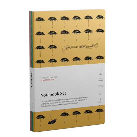 Edward Gorey Notebook Set