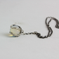 Sorceress Crystal Ball Necklace in Opalite by Acid Queen Jewelry