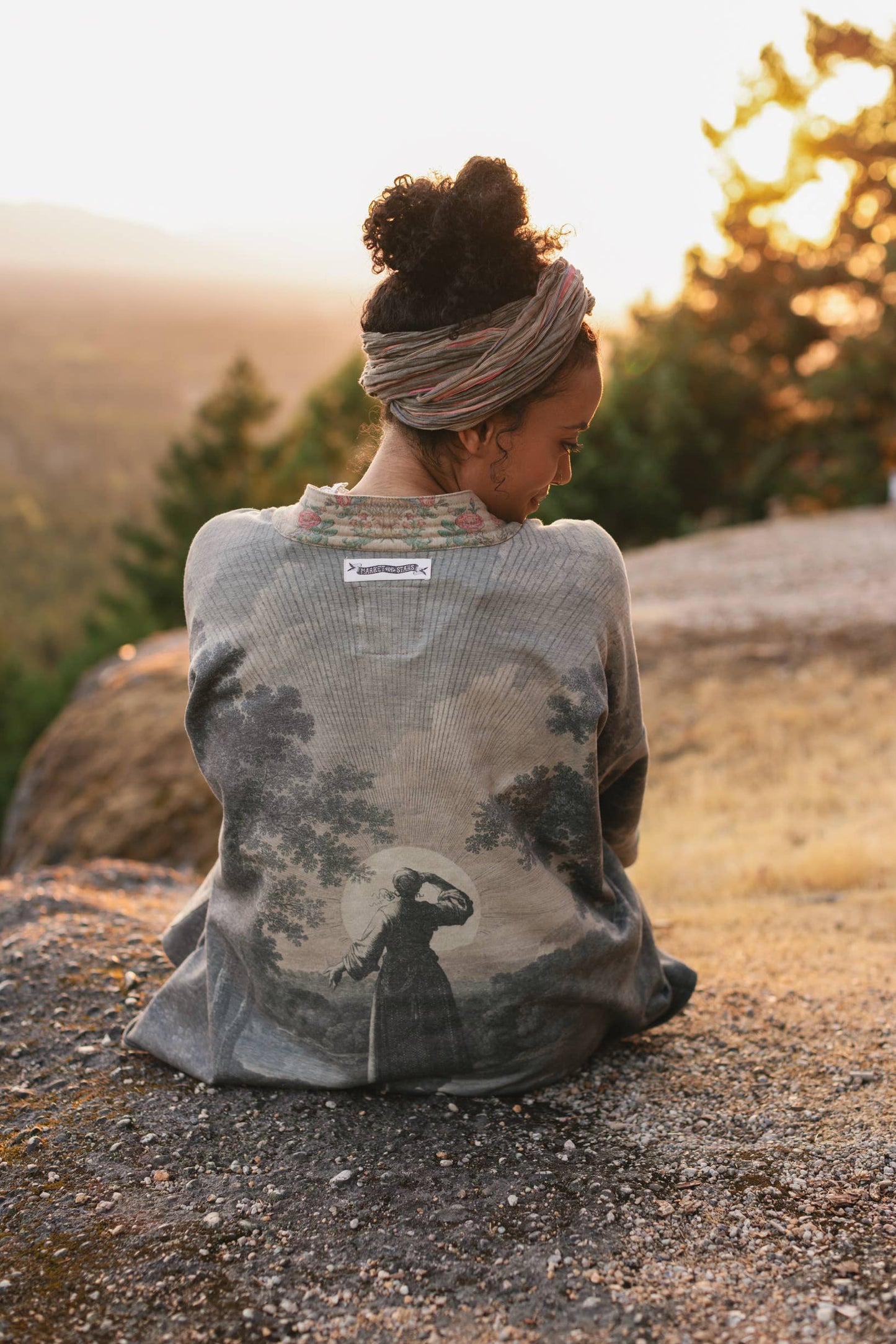 Still I Rise Fleece Cottage Cardigan Kimono Jacket