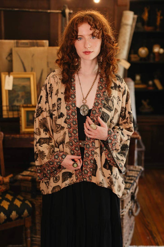 Curiosities Pixie Crop Kimono