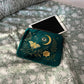 Moth and Moon - Intuition Embroidered Velvet Everything Pouch