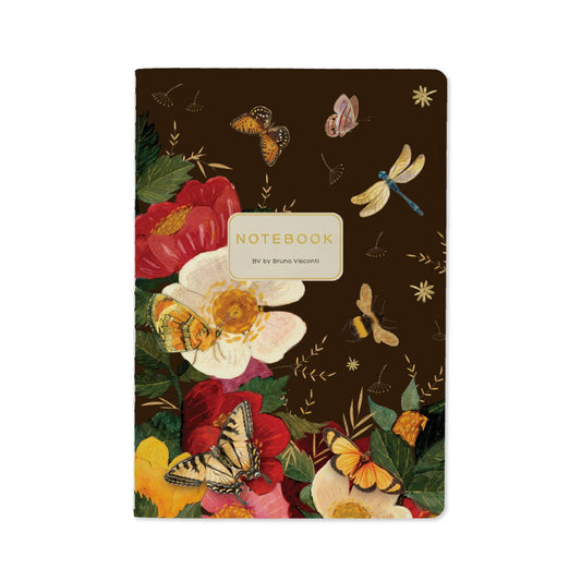Butterflies and Peonies Notebook
