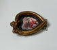 Heart Framed Gothic Bloody Eye Wall Art Watercolor Painting