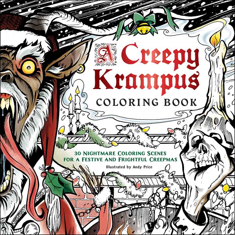 Creepy Krampus Coloring Book by Andy Price (Paperback)