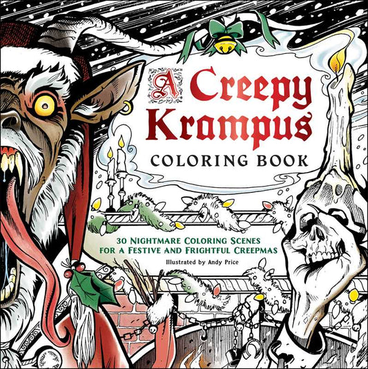 Creepy Krampus Coloring Book by Andy Price (Paperback)