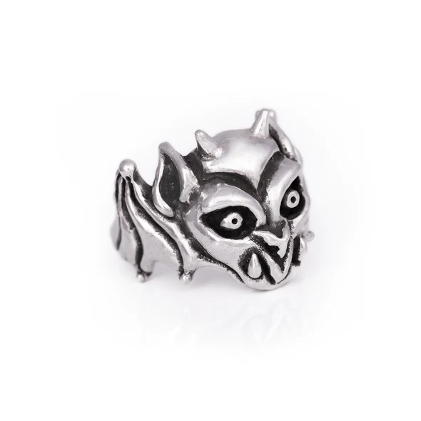Garnet Gargoyle Ring - Size 9