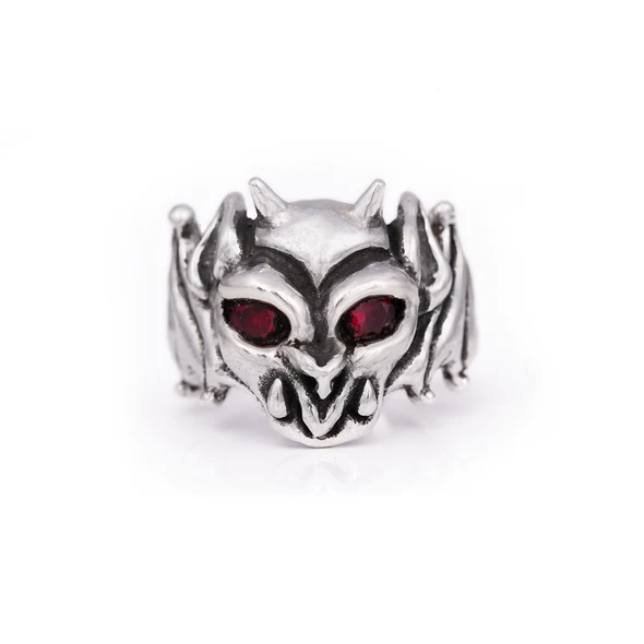 Garnet Gargoyle Ring - Size 9