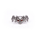 Baby Gargoyle Ring w Garnet Eyes