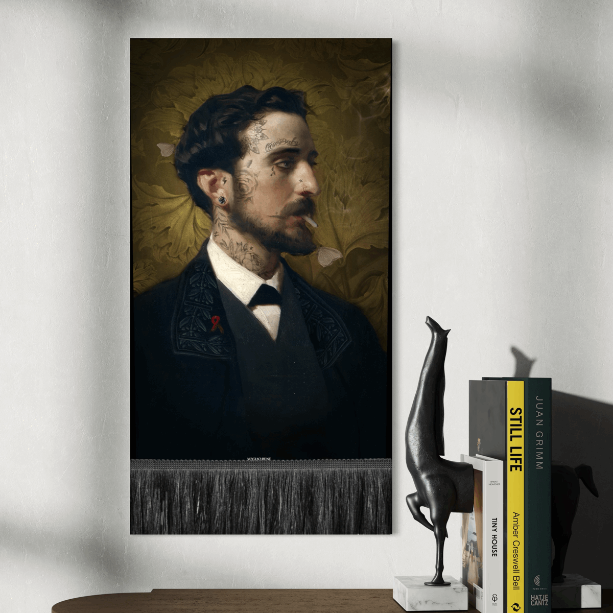Eduardo Velvet Banner by Voglio Bene (15x28”)