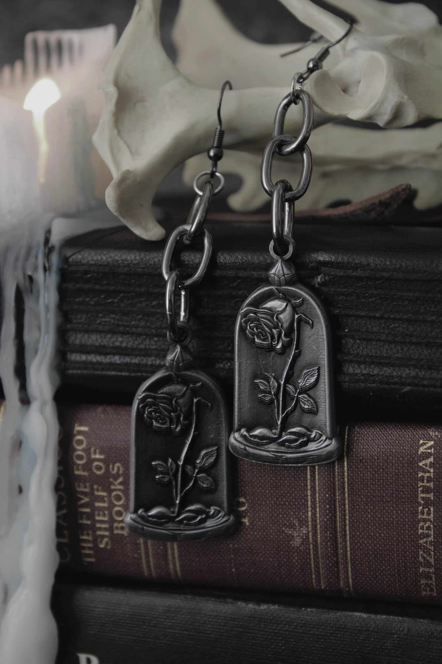 Dusted Rose Earrings by The Pretty Cult