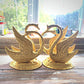 Golden Swan Napkin Holder