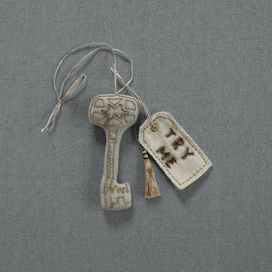Magical Key Fabric Ornament