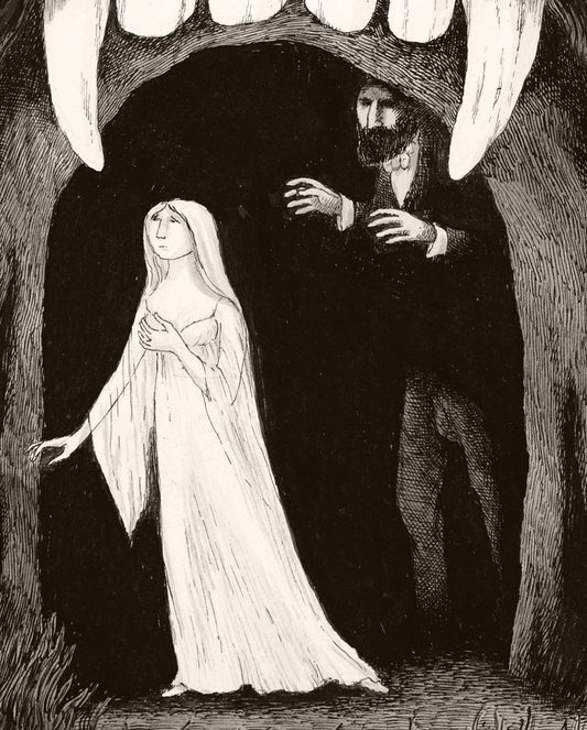 Edward Gorey: Dracula and Lucy Bookmark