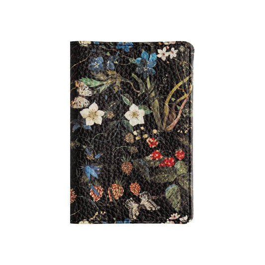 Forest Flowers Vegan Leather Passport Cover