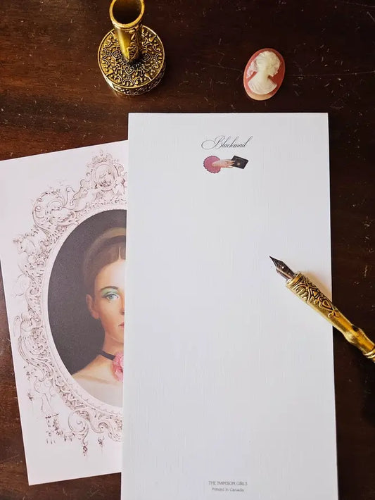 Blackmail Notepad by Janet Hill