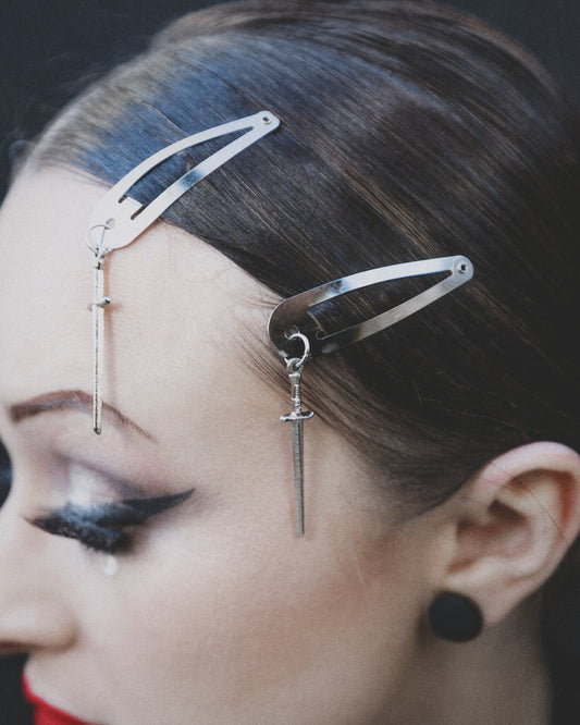 Sword Hair Clips
