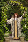 Honey & The Moon Opera Duster Kimono Robe w/ Florals & Bees