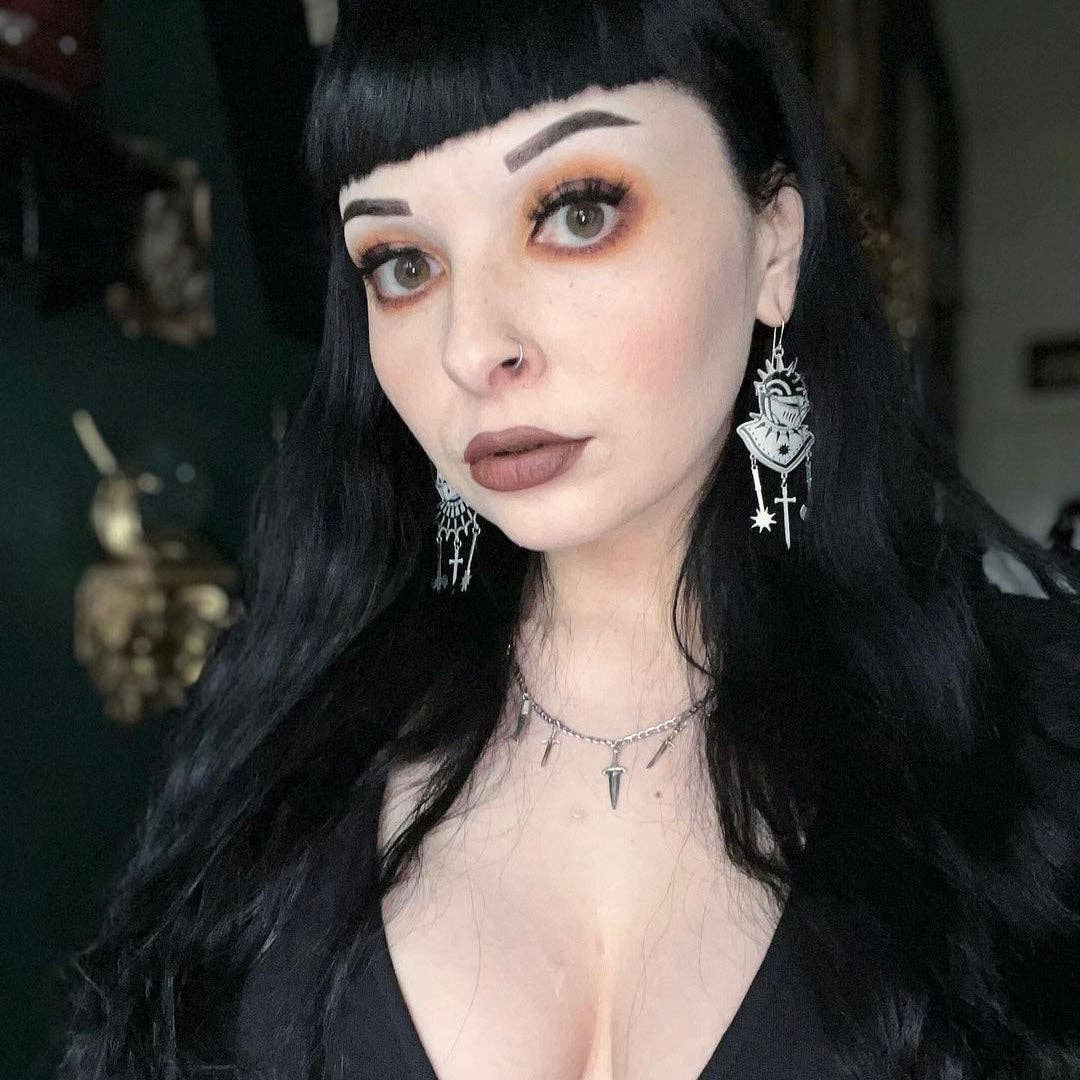 To The Death Earrings by While Odin Sleeps