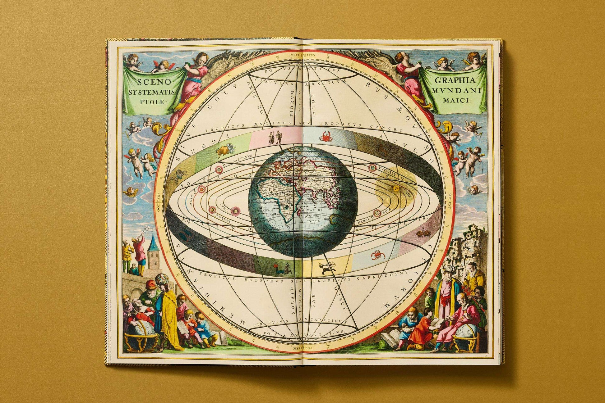 Cellarius Atlas (German, French, English)