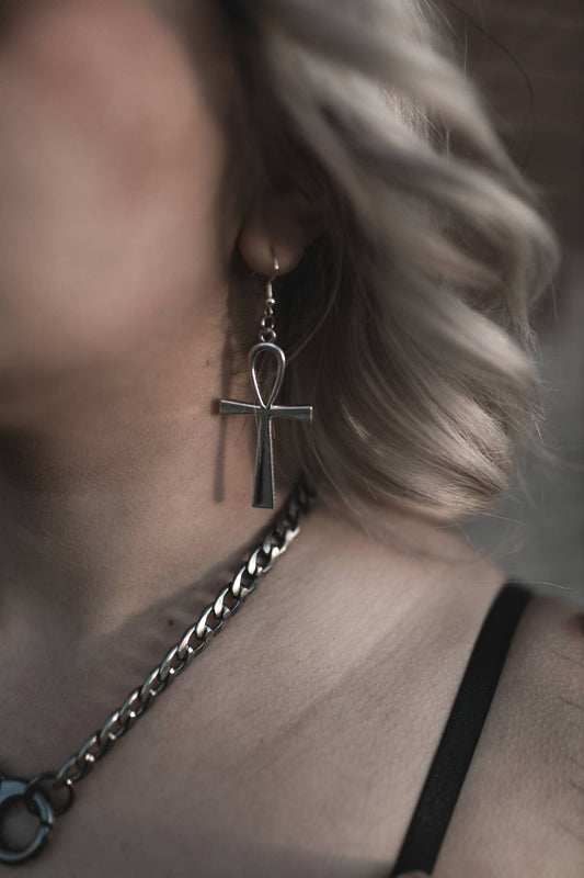 Ankh Earrings by The Pretty Cult