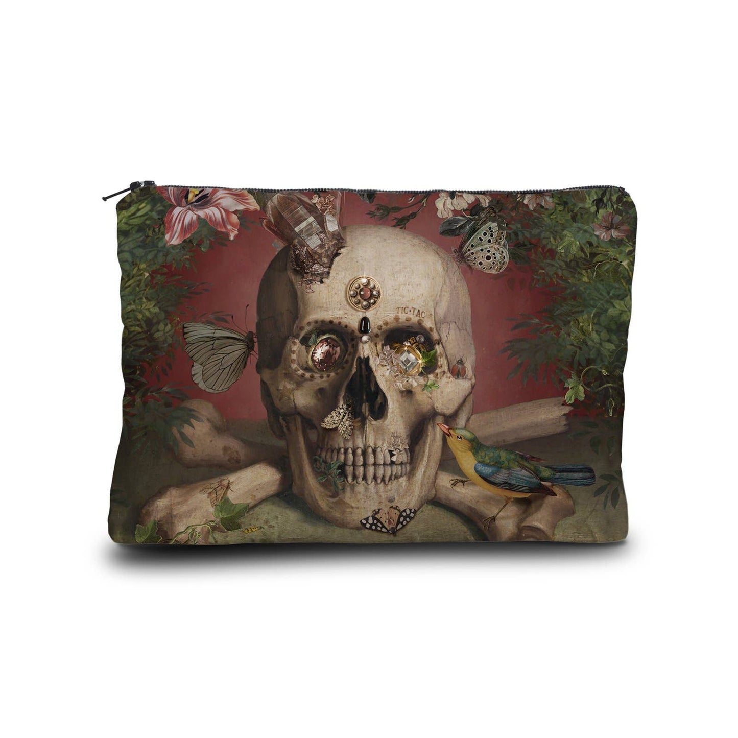 Eternite Skull Canvas Wallet by Voglio Bene