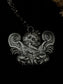Skull and Plumes Necklace by Seance