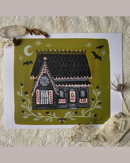 Victorian Cottage 8x10 Art Print by Olivia Faust