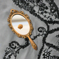 French Vintage Hand-Held Mirror (Small Filigree)