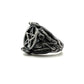 Medusa Pentacle Ring in Sterling Silver
