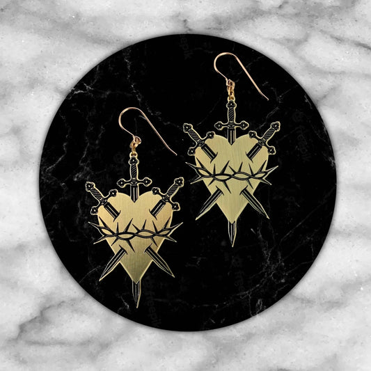 The Contemptum Earrings by While Odin Sleeps