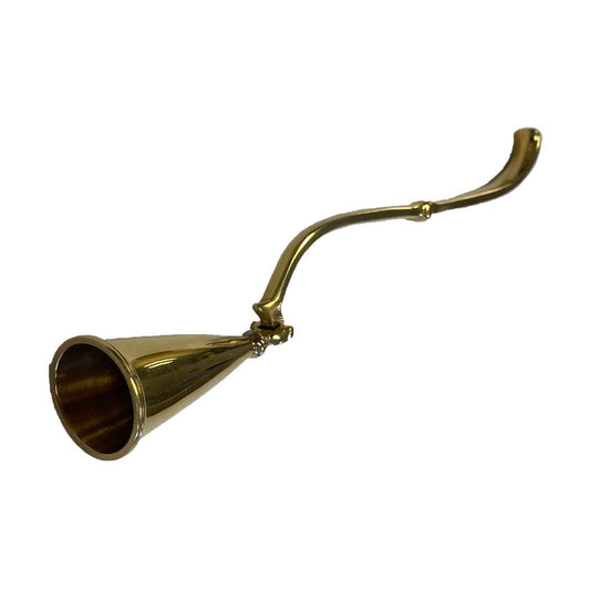 Antique Style Hinged Brass Candle Snuffer