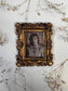 Self Portrait Resin in Antique Frame - Spooky Watercolor