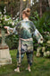 The Mythmaker Matinée Duster Kimono w/ Landscape & Unicorn