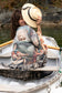 Hold Fast Pixie Duster Cropped Kimono w/ Boat