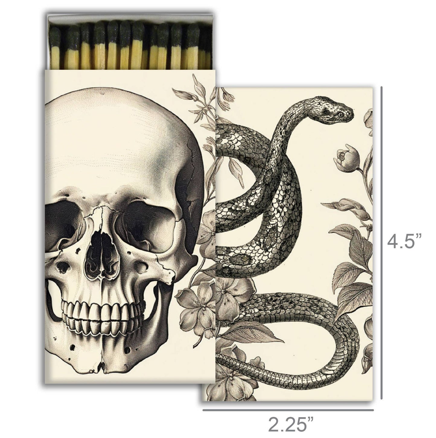 Skull & Snake Safety Matches