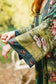 The Daydreamer Matinée Duster Kimono w/ Roses & Rabbits