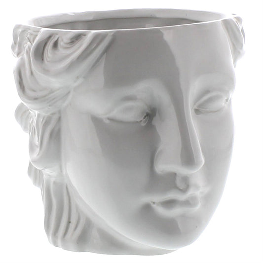 Juno Ceramic Head Cachepot Planter
