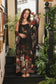 Flight of Fancy Bohéme Long Maxi Slip Dress w/Hummingbirds