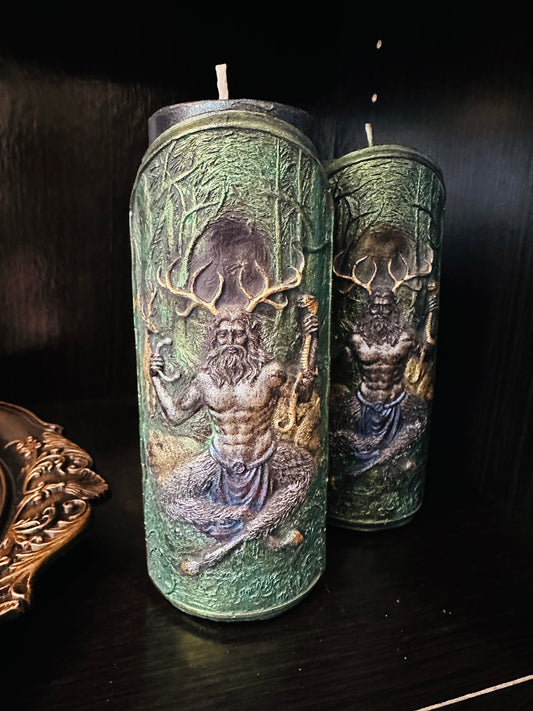 Cernunnos Devotional Candle by Chthonic Star